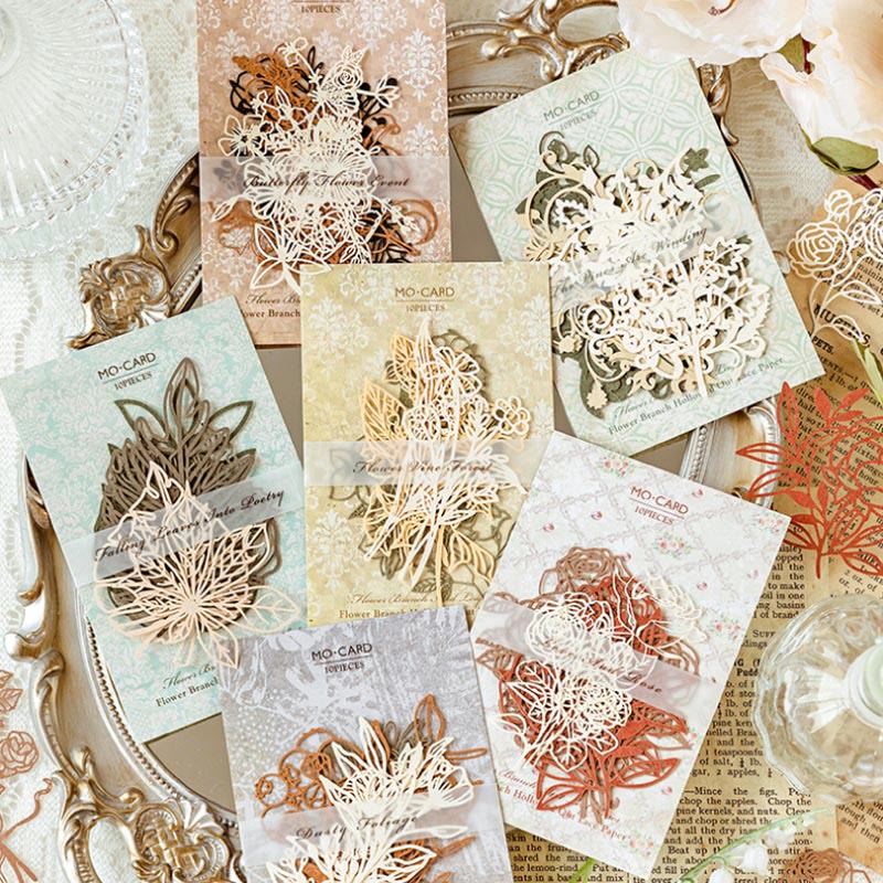 FREE TODAY: Flower Branches And Leaves Series Paper Decorative Journaling Paper