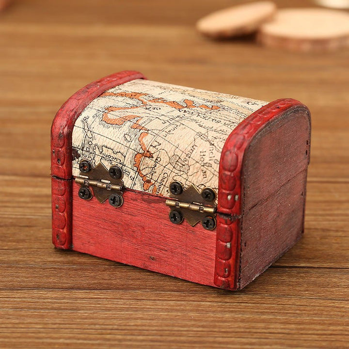 Vintage Small Storage Box For Handmade Scrapbook Crafts