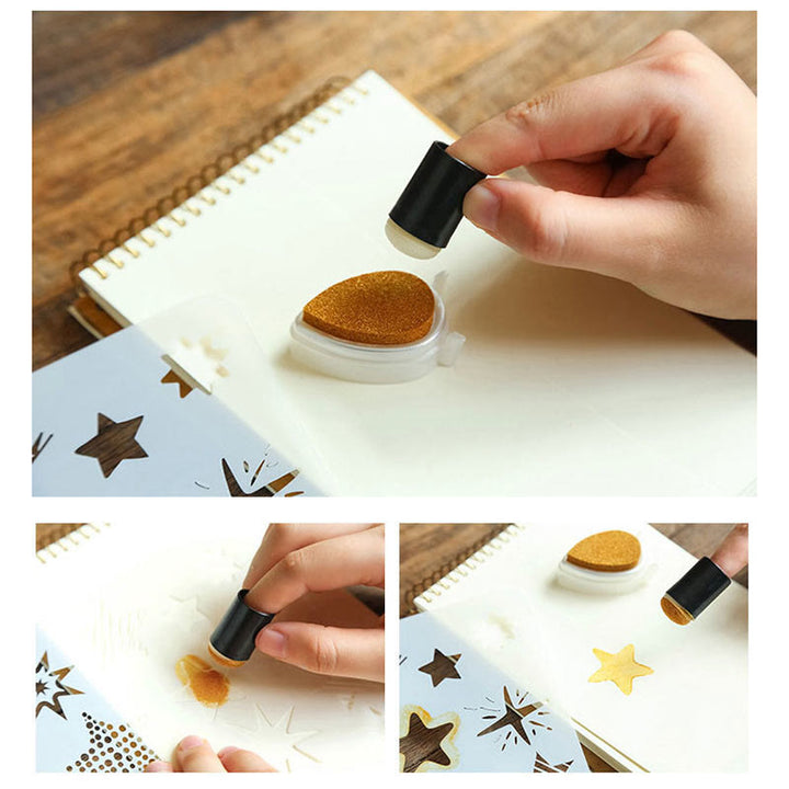 FREE TODAY: Stamp Smudge Tool Sponge Finger Set For DIY Scrapbook