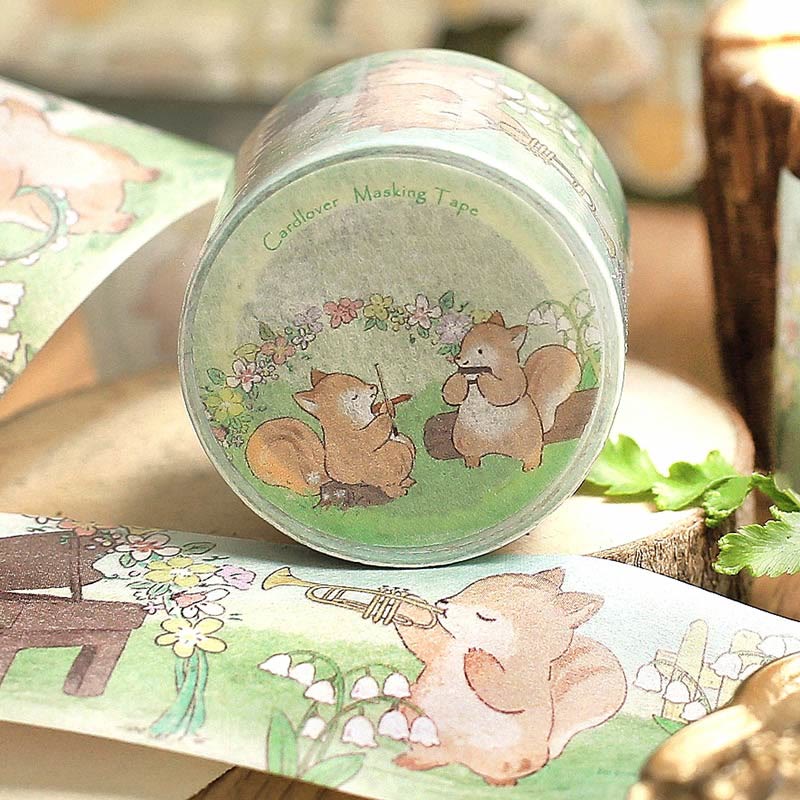 Decorative Cute Cartoon Animal Tape Retro DIY Scrapbook Decor