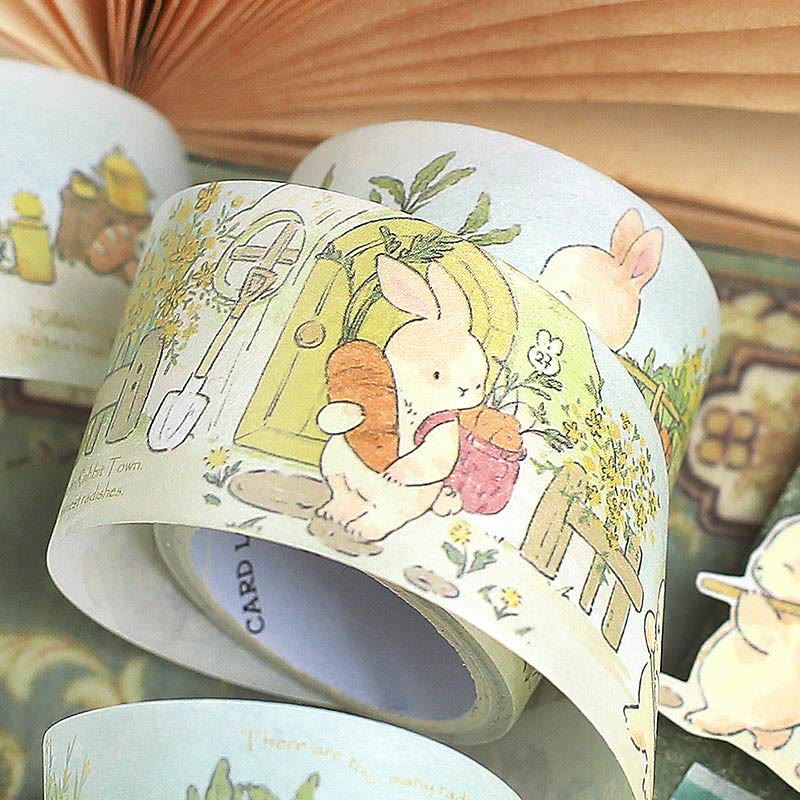 Decorative Cute Cartoon Animal Tape Retro DIY Scrapbook Decor