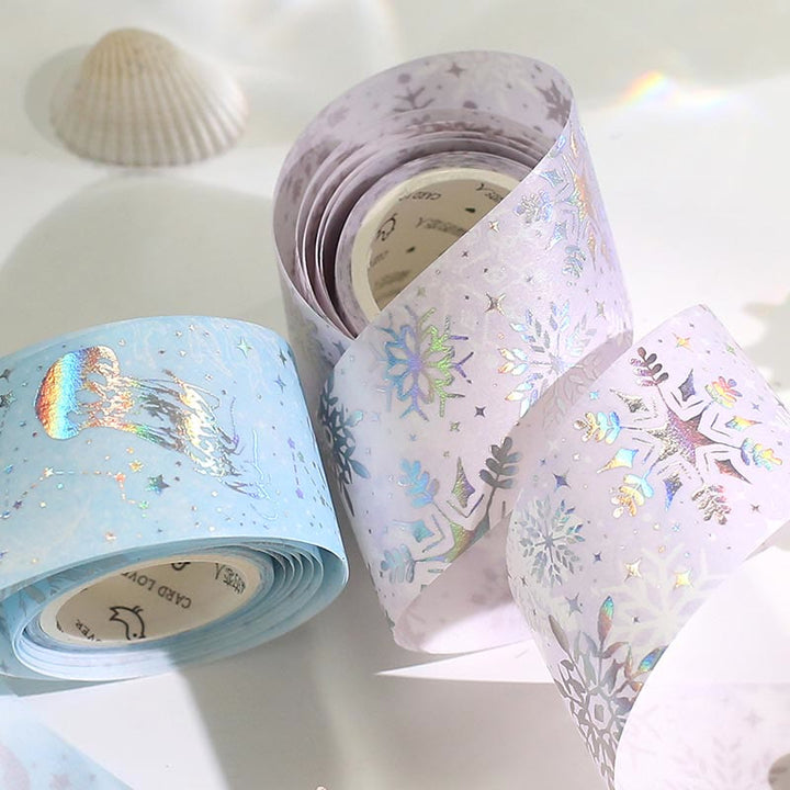 Decorative Laser Vientiane Tape Retro DIY Scrapbook Decor