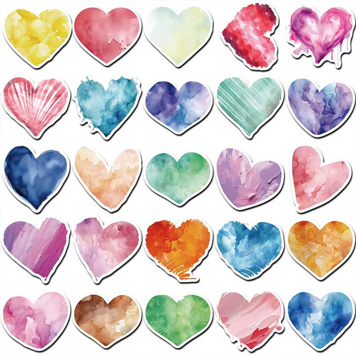 50pcs Love Valentine's Day Series Sticker For DIY Journal Decor