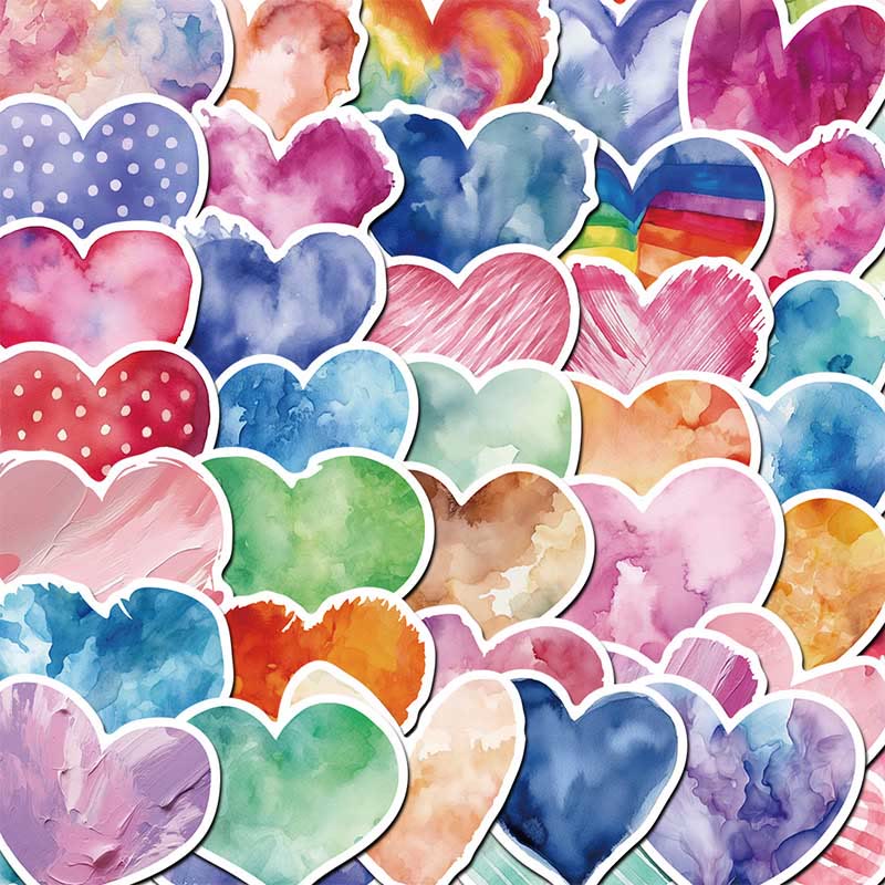 50pcs Love Valentine's Day Series Sticker For DIY Journal Decor