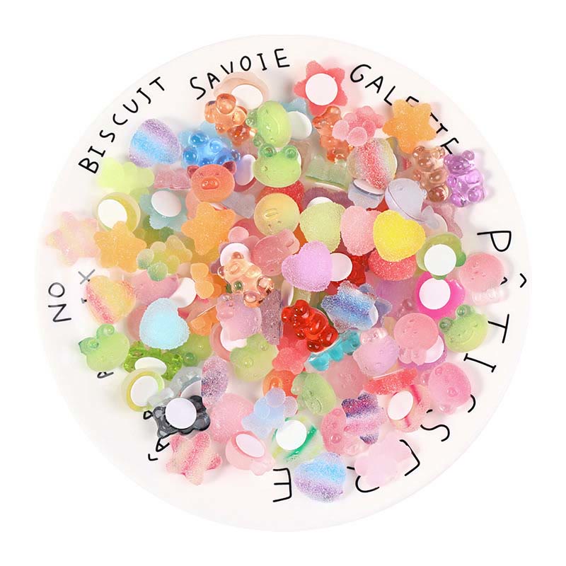 3D Candy Series Resin Stickers For DIY Crafts Decor