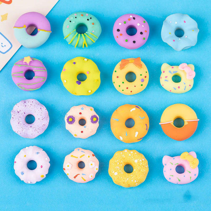 3D Cartoon Cookies Resin Sticker For DIY Journal Decor