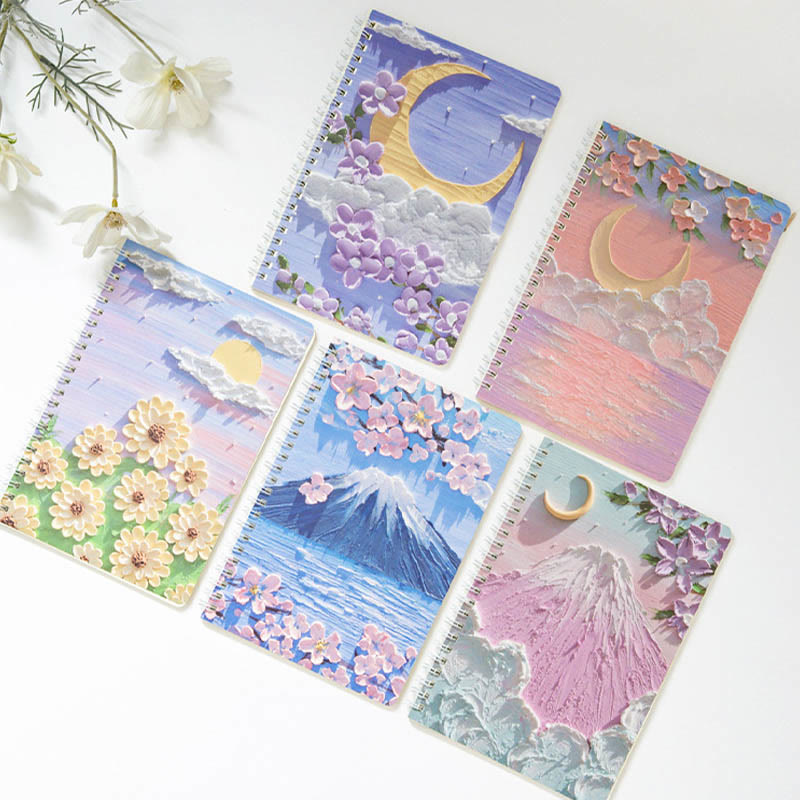 A5 Dream Oil Painting Series Cover Notebook For Journal