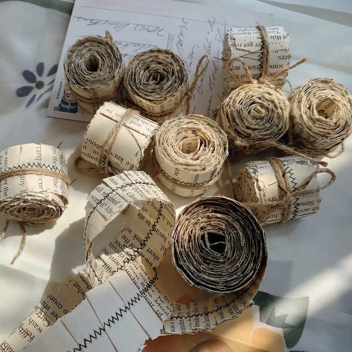 Antique Pages Lace Rolls Series Vintage Tape Decorative Scrapbook Tape