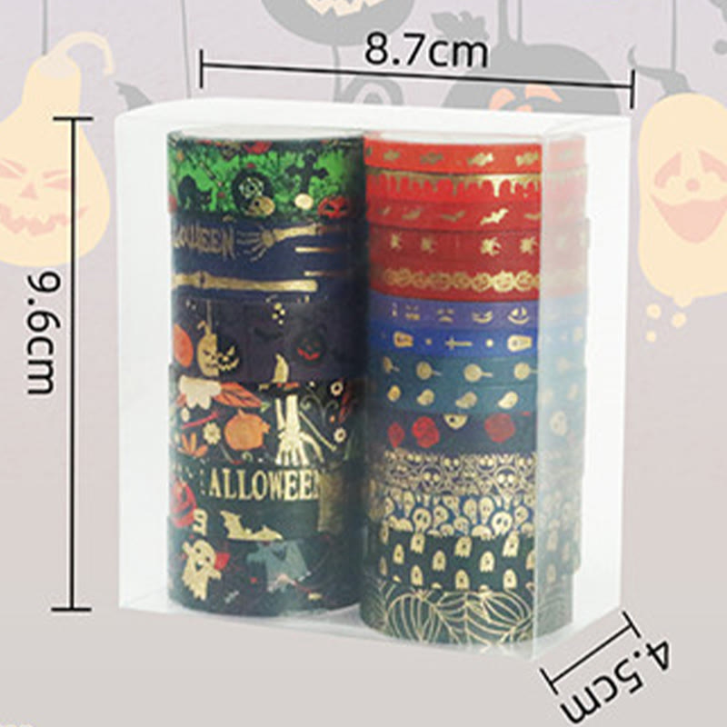 20 Rolls Set Halloween Series Washi Tape Decorative Scrapbook Tape