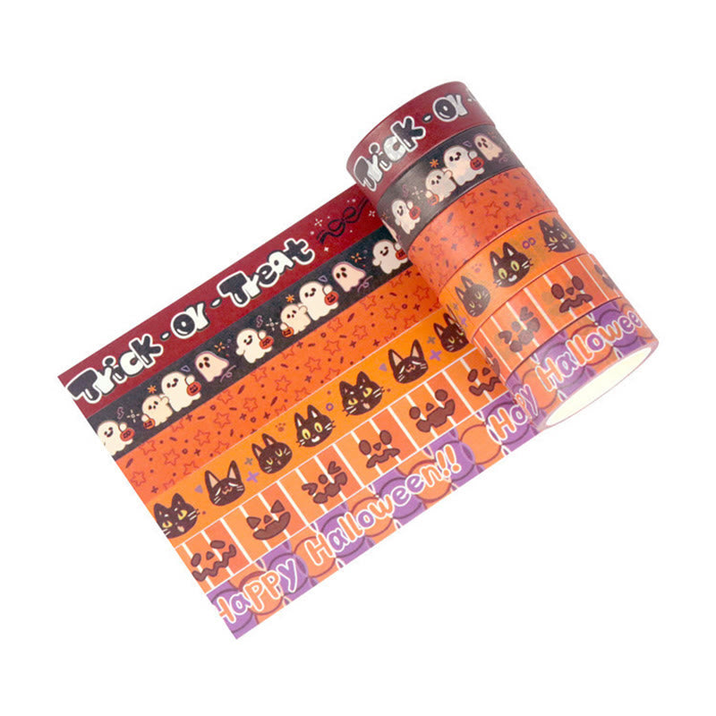 11 Rolls Set Halloween Series Washi Tape Decorative Scrapbook Tape