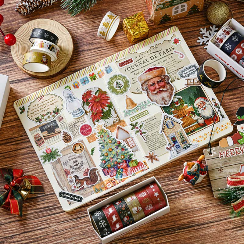 Cute Merry Christmas Series Washi Tape Decorative Scrapbook Tape