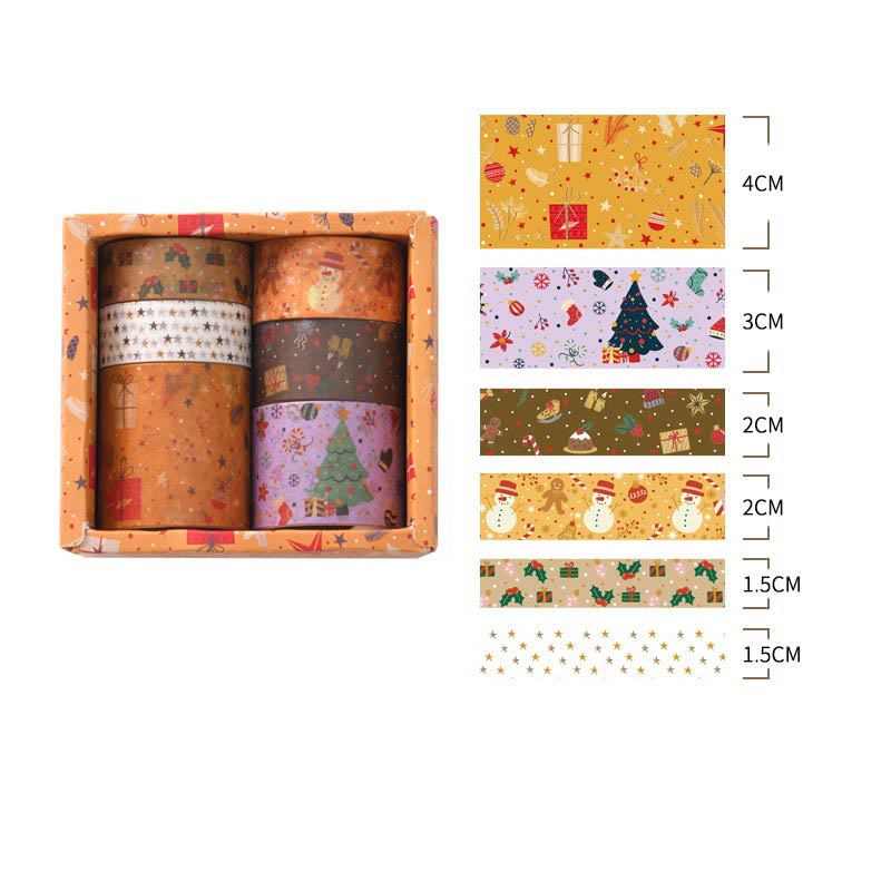 Vintage Christmas Series Washi Tape Decorative Scrapbook Tape