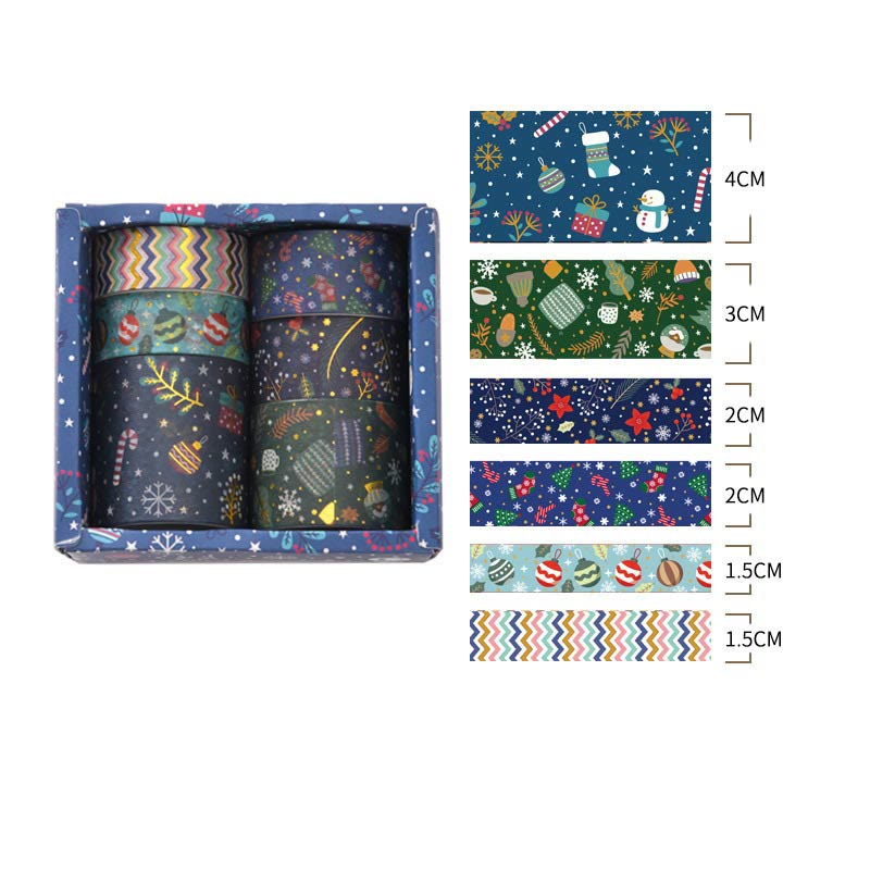 Vintage Christmas Series Washi Tape Decorative Scrapbook Tape