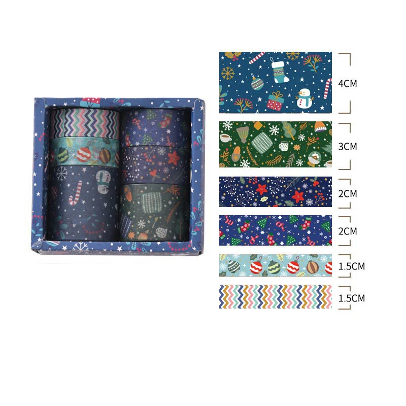 Vintage Christmas Series Washi Tape Decorative Scrapbook Tape