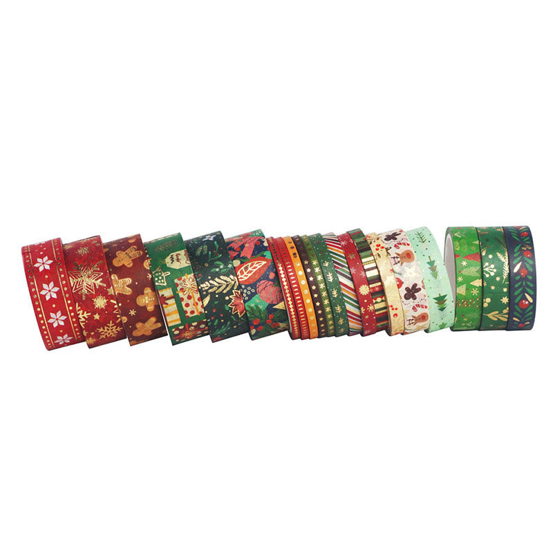 21 Rolls Set Christmas Series Washi Tape Decorative Scrapbook Tape