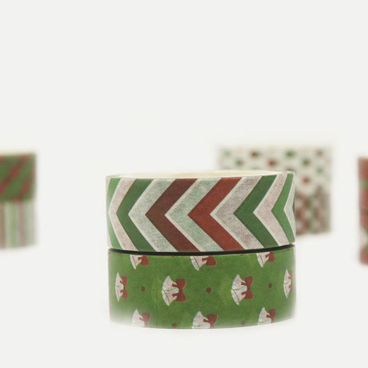 10 Rolls Set Christmas Holiday Series Washi Tape Scrapbook Tape