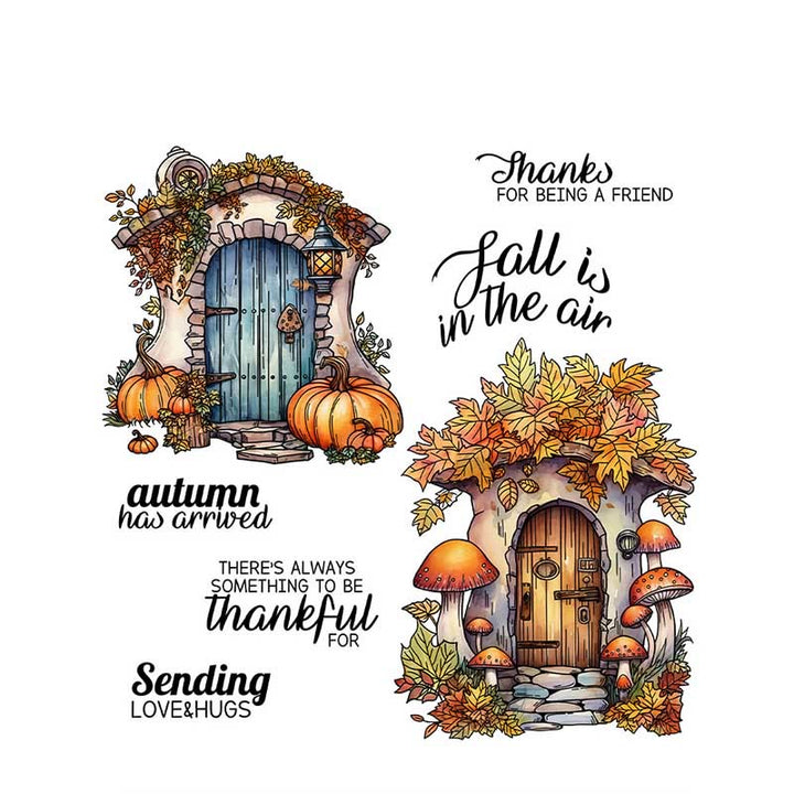 Pumpkin Garden Stamp Cutting Dies Set For Handmade Postcard Crafts