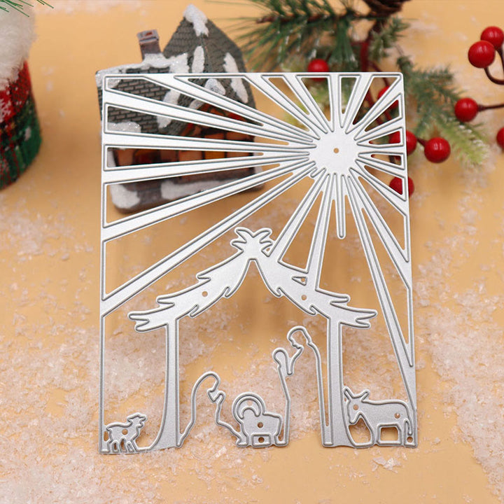 Jesus Nativity Sheepherder Cutting Dies Set For Handmade Postcard Crafts