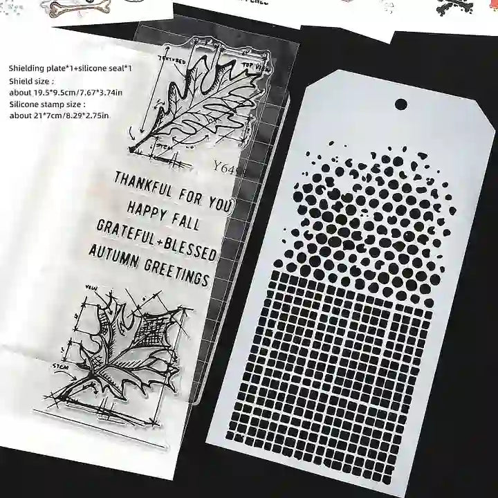 Halloween Theme Stencils For Painting Reusable Stencil Craft Drawing Templates