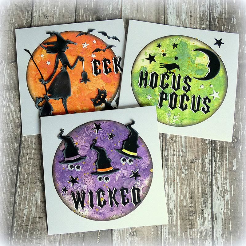 Halloween Scary Witch Cutting Dies For Handmade Postcard Crafts