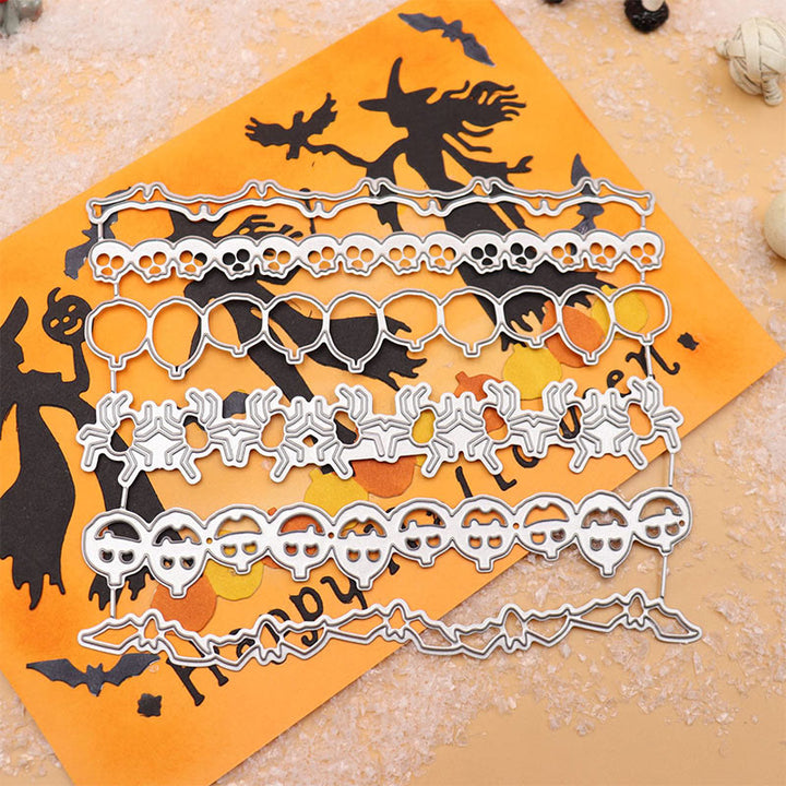 Dancing Ghost And Pumpkin Cutting Dies For Handmade Postcard Crafts