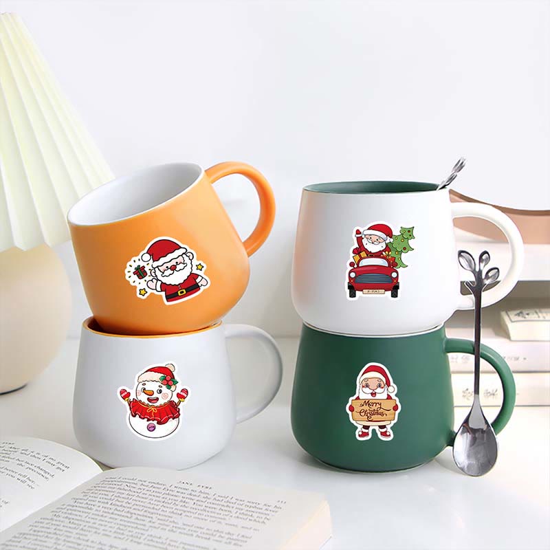 53pcs Cartoon Christmas Series Graffiti Sticker For Diy Journal Decor