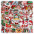 53pcs Cartoon Christmas Series Graffiti Sticker For Diy Journal Decor