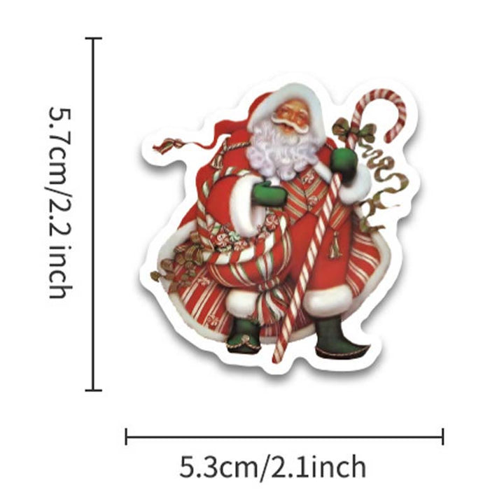 53pcs Reindeer Christmas Series Graffiti Sticker For Diy Journal Decor