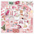 53pcs Light Pink Christmas Series Sticker For DIY Journal Decor