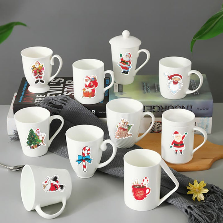 50pcs Father Christmas Series Sticker For DIY Journal Decor