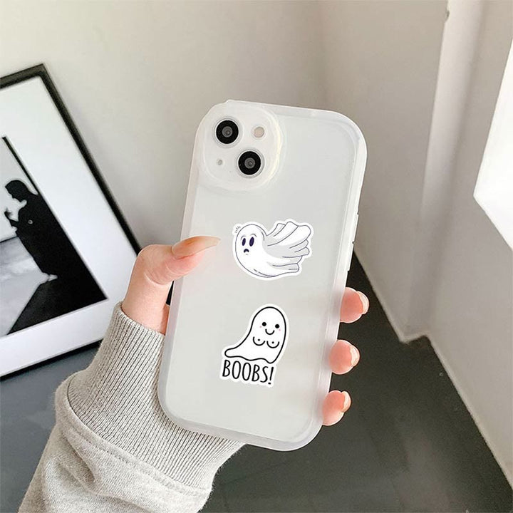 50Pcs Halloween Funny Ghost Sticker for Kids Teen Scrapbook