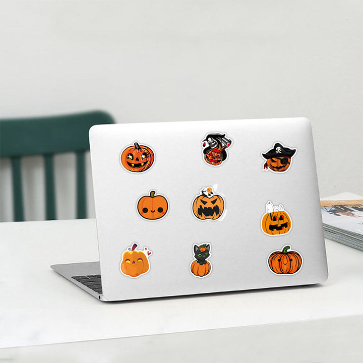 50Pcs Pumpkin Sticker Halloween Sticker for Halloween Party Scrapbook