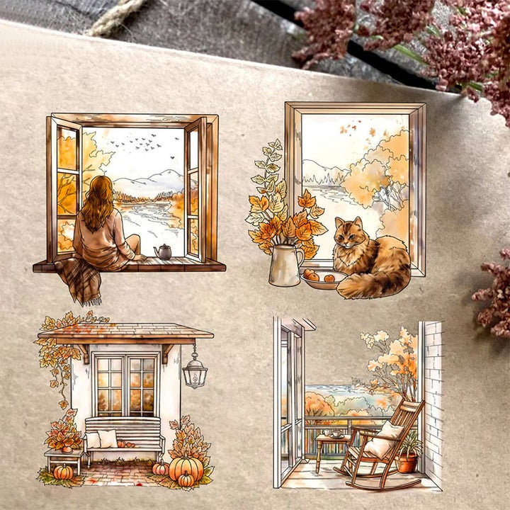 Feeling Autumn Stamp Cutting Dies Set For Handmade Greeting Crafts