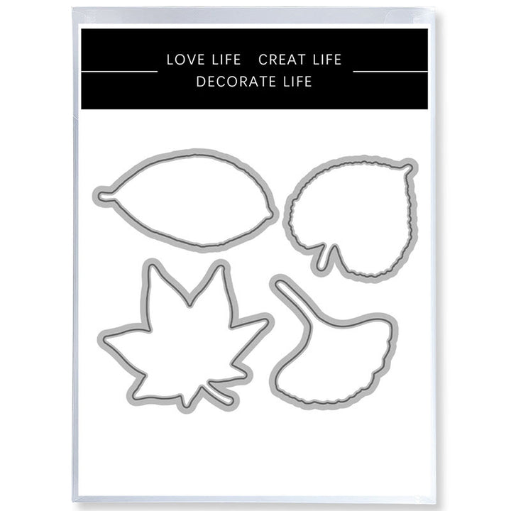 Leaf And Fern Stamp Cutting Dies Set For Handmade Greeting Cards