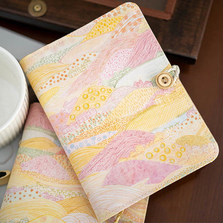 A6/ A5 Roam The Mountains And Fields Cloth Cover Notebook For Journal