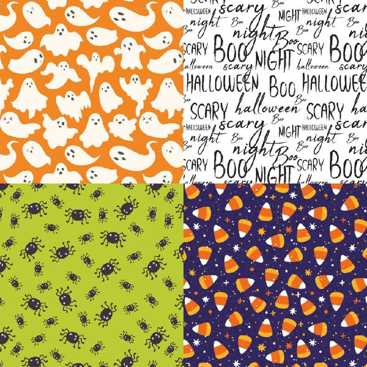 Halloween Series Paper Set Cute Ghost Decorative Journaling Paper