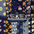 Halloween Series Paper Set Dark Blue Background Decorative Journaling Paper