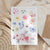 Retro Ink Flower Rub-on Transfers Sticker Scrapbook Stickers