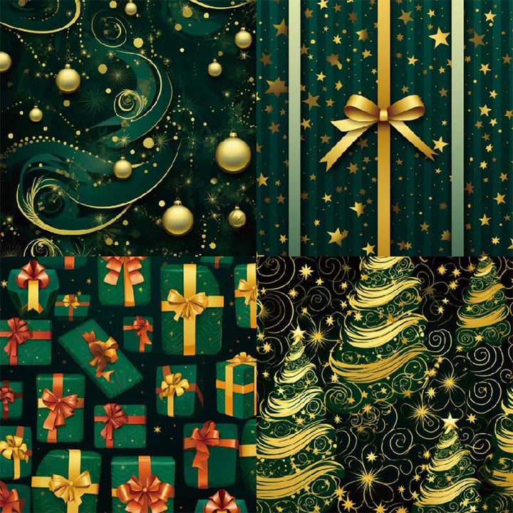 Merry Christmas Series Paper Set Celebrate Together Decorative Journaling Paper