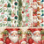 Merry Christmas Series Paper Set Santa Claus Decorative Journaling Paper