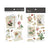 Lace Bouquet Series Rub On Sticker Transfer Sticker For Crafts