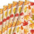 Autumn Maple Theme Cartoon Pattern Printed Wrapping Paper Holiday Gift