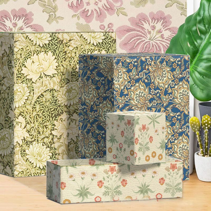 Flowers And Vines Theme Cartoon Pattern Printed Wrapping Paper Holiday Gift