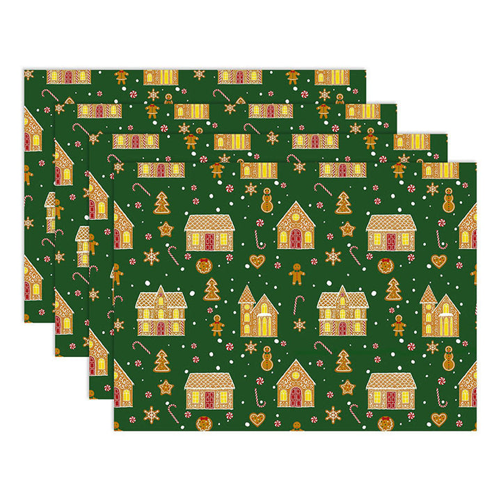 Ginger Biscuit Theme Cartoon Pattern Printed Wrapping Paper Holiday Gift