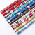 5pcs Warm Christmas Theme Cartoon Pattern Wrapping Paper Holiday Gift