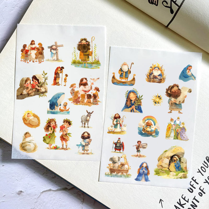 Nativity Wish Series Sticker For DIY Journal Decor