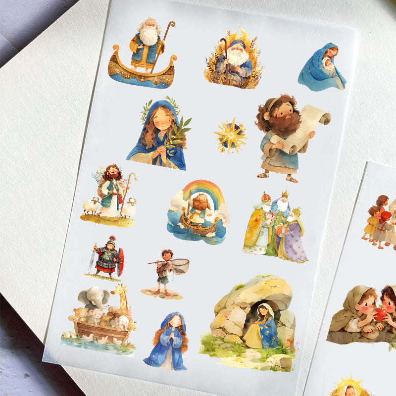 Nativity Wish Series Sticker For DIY Journal Decor