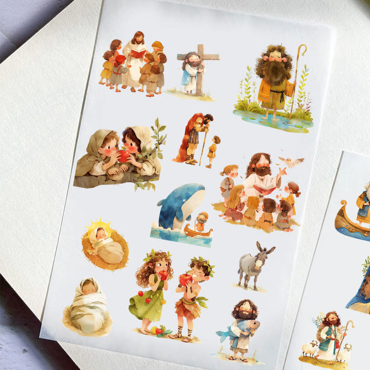 Nativity Wish Series Sticker For DIY Journal Decor