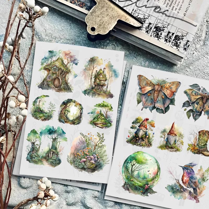 FREE TODAY: Spirit Of The Forest Series Sticker For DIY Journal Decor