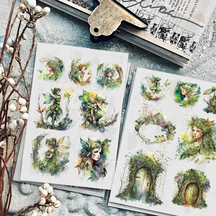 FREE TODAY: Spirit Of The Forest Series Sticker For DIY Journal Decor